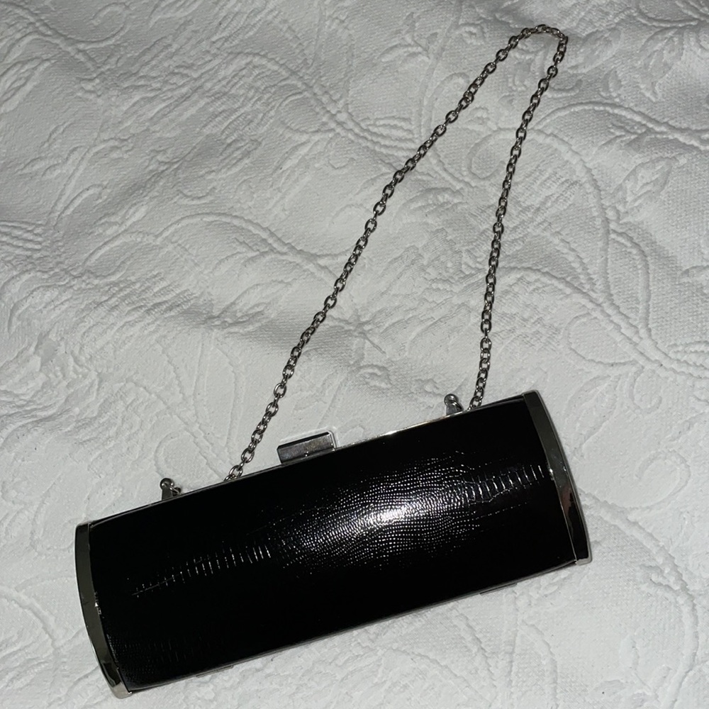 Style &Co black clutch.